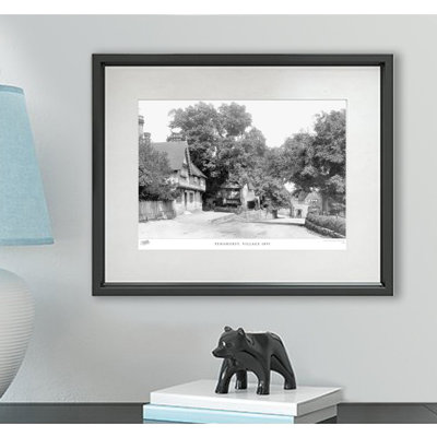 Penshurst, Village 1891 by Francis Frith - Single Picture Frame Print