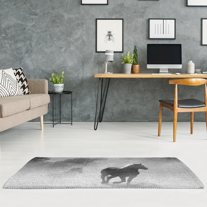 Tapis gris en gallille, Rectangle 2 pi x 3 pi