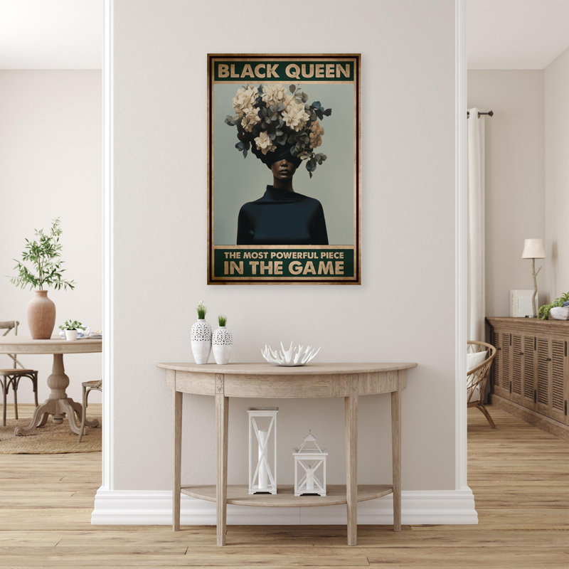 «Lartarsha Black Queen The Most Powerful», impression sur toile, H 36 po x l 24 po x P 1,25 po
