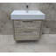Walker 750mm Single Bathroom Vanity with Integrated Resin Basin-28108068
