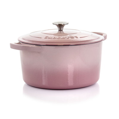 Crock-Pot Artisan 7 pte Cocotte en fonte antiadhésive ronde avec couvercle