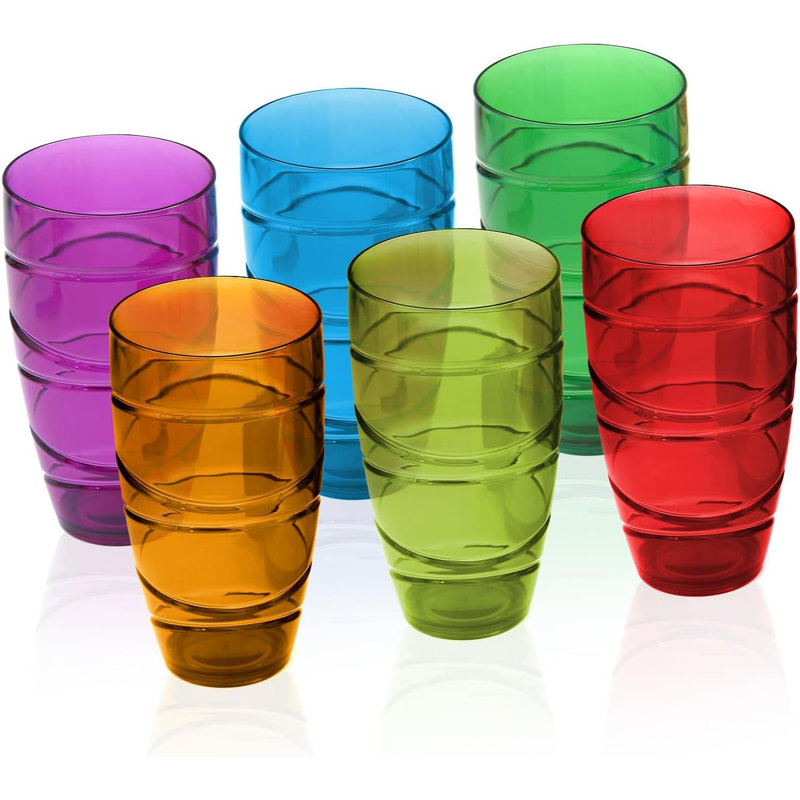 Acrylic Drinking Glass Set