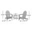 Ensemble de conversation 3 pièces POLYWOOD Classic Adirondack-2009787398
