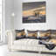 Hiver qui sort des pages - Coussin imprimé paysage-89810681-89810682