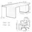 Pieds de table en fer artistique avec bureau de soutien stable-924590373