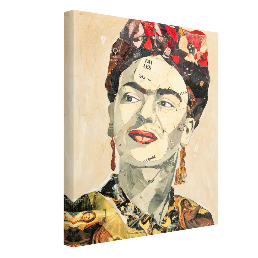 Leinwandbild Collage No.2 von Frida Kahlo