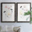 Blush & Black Wildflowers I encadré mat - prêt à accrocher-1744735807-1744735805