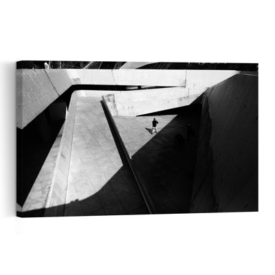 Urban Geometry Abstract Dramatic Geometric Architecture Urban Wall Art Print