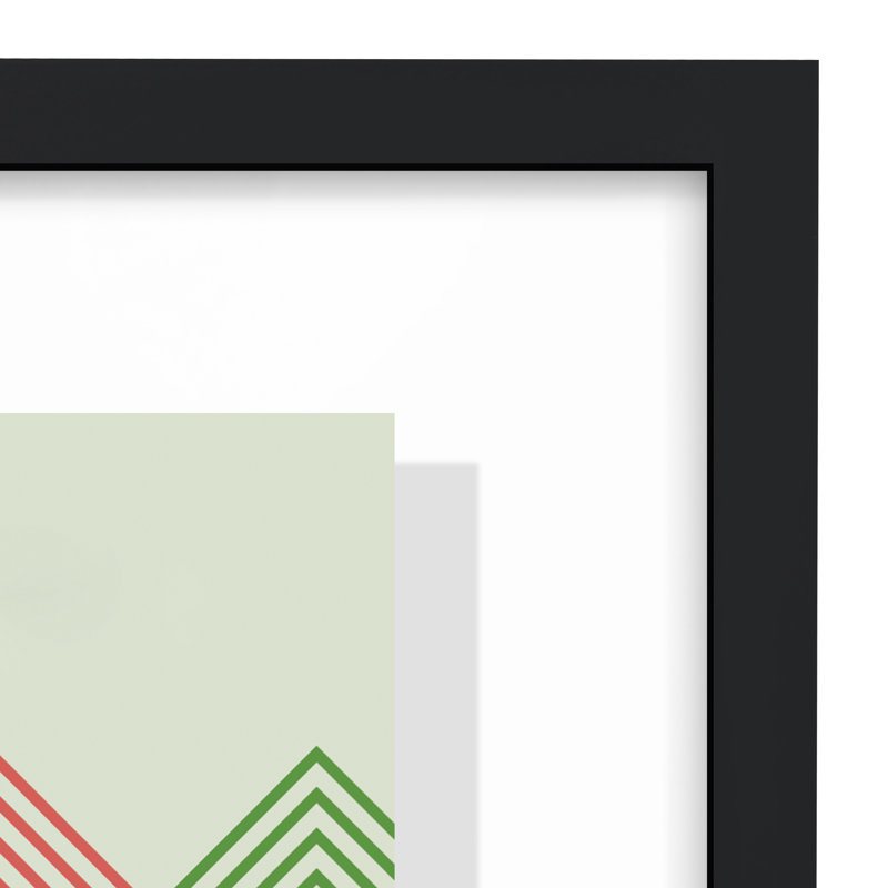 16.5 X 16.5 Floating Album Frame To Display Record Covers - Black