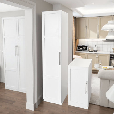 1-Door Kitchen Pantry Cabinet, Freestanding Storage Cupboard For Kitchen, Dining Room/Bathroom Organization??