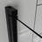 30"X 72" Black Finish Pivot Shower Door, 1/4 Inch  6Mm  Tempered Clear Glass, Reversible Installation, Flexible Bi - Folding Hinges, Water Sealing Design Heavy Duty Zinc Alloy Handle Glass Adjustable