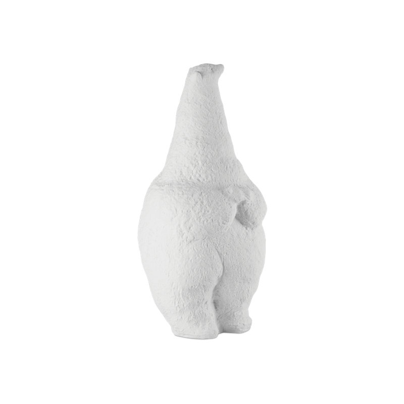 Petit ours blanc Yarmouth, H 17,25 po x l 8 po x P 7,75 po