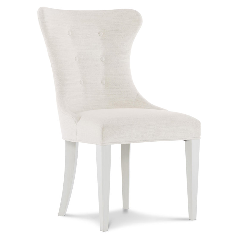 Silhouette Butterfly Leaf Solid Wood Dining Set, White