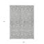 Tapis damassé intérieur gris 9 'X 12'