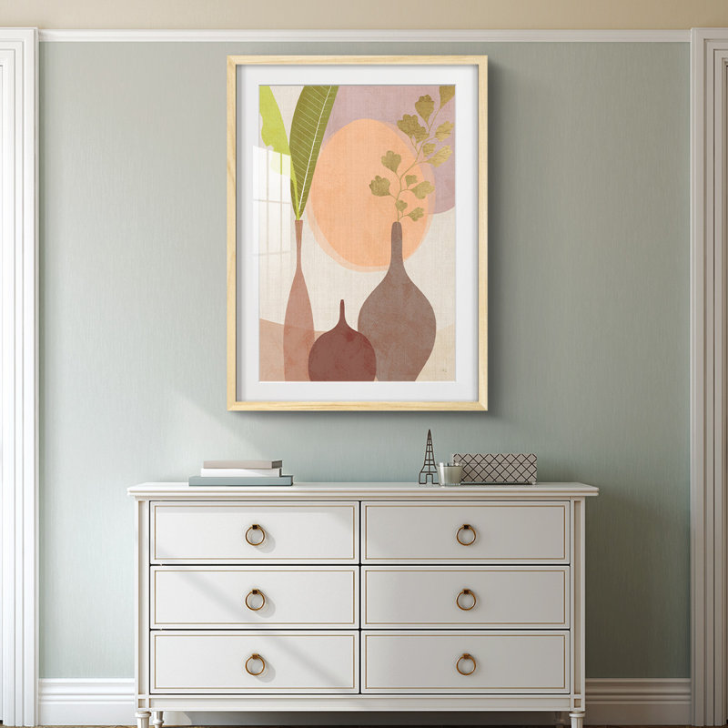 Rhodes I - impression encadrée, Naturel, 25.5" H x 17.5" W