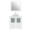 Ensemble de meuble-lavabo simple avec miroir -27042727-116868046
