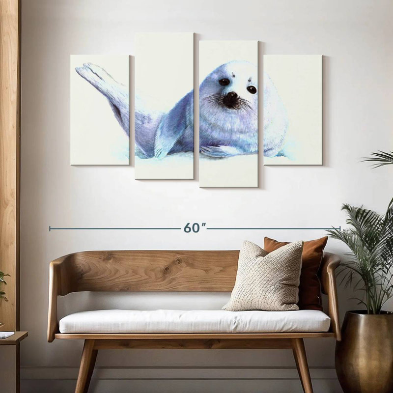 Brampt Seal, 32" H x 52" W