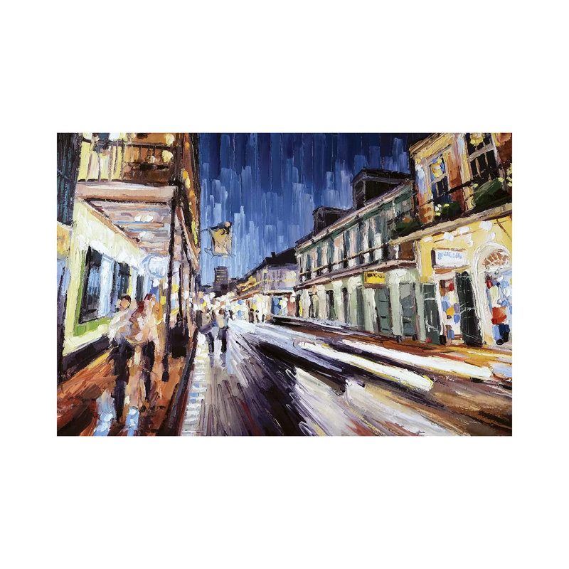 Bourbon And St Peter by Roger Disney - Painting on Canvas, 20.32cm H x 30.48cm W x 1.91cm D, Wrapped Canvas