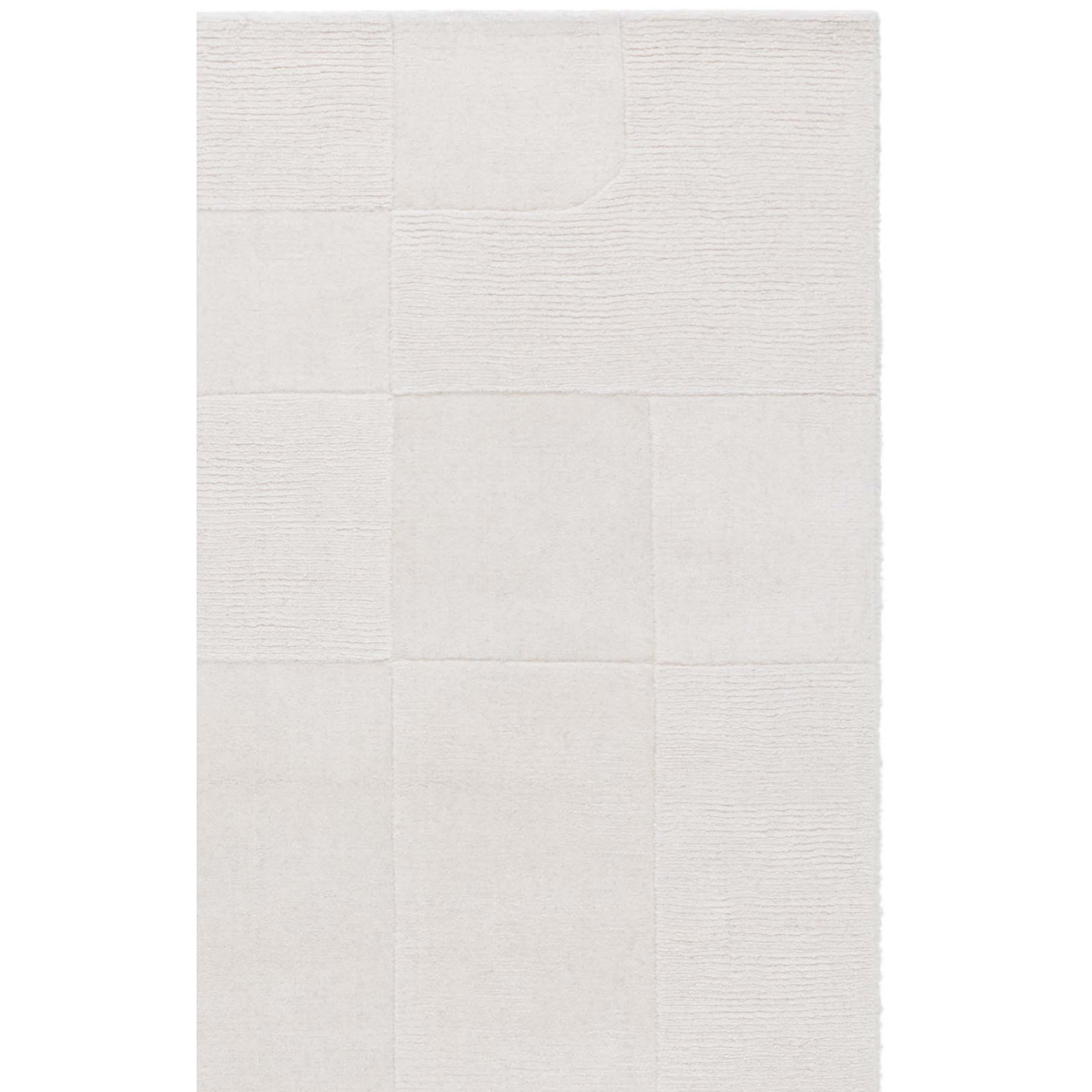 Kyrie Hand Loomed Ivory Rug, Rectangle 3' x 5'