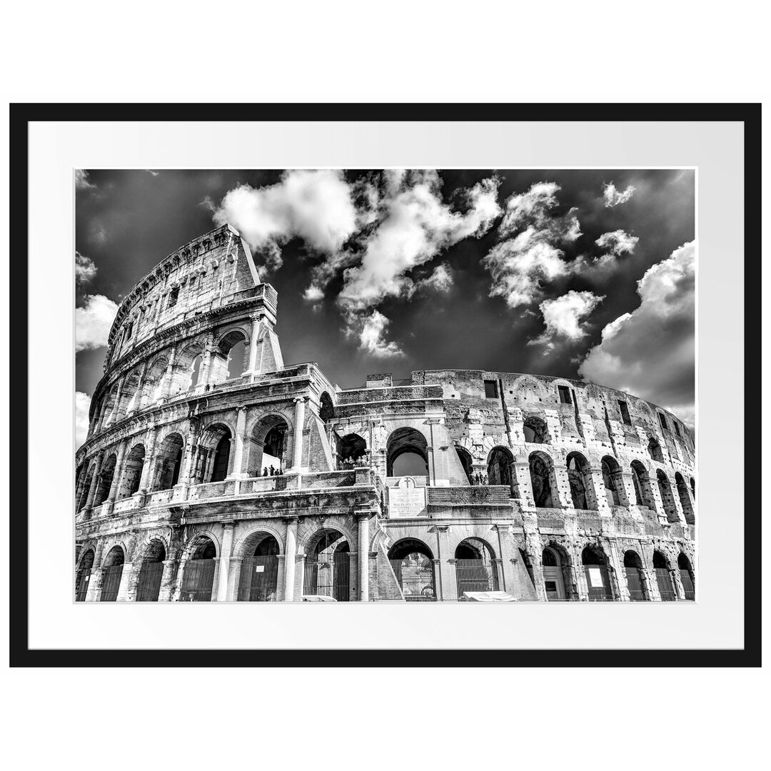 Gerahmtes Poster Colosseum bei Tag in Rom