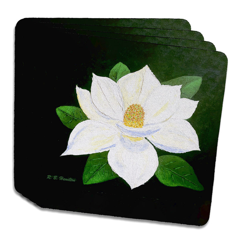 Ensemble de 4 sous-verres Dick's Magnolia