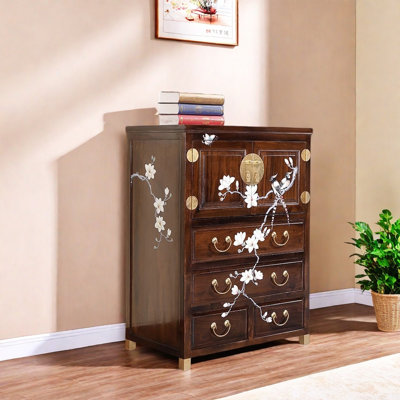Solid  Camphor Wood Entryway Cabinet