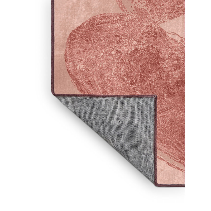 Tapis beige moderne et contemporain lavable à la machine Collingswood, 5x7