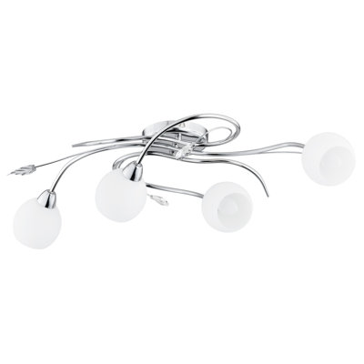 Virginia Glass Flush Mount