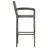 Patio Bar Table and Stools Set Poly Rattan-437745337