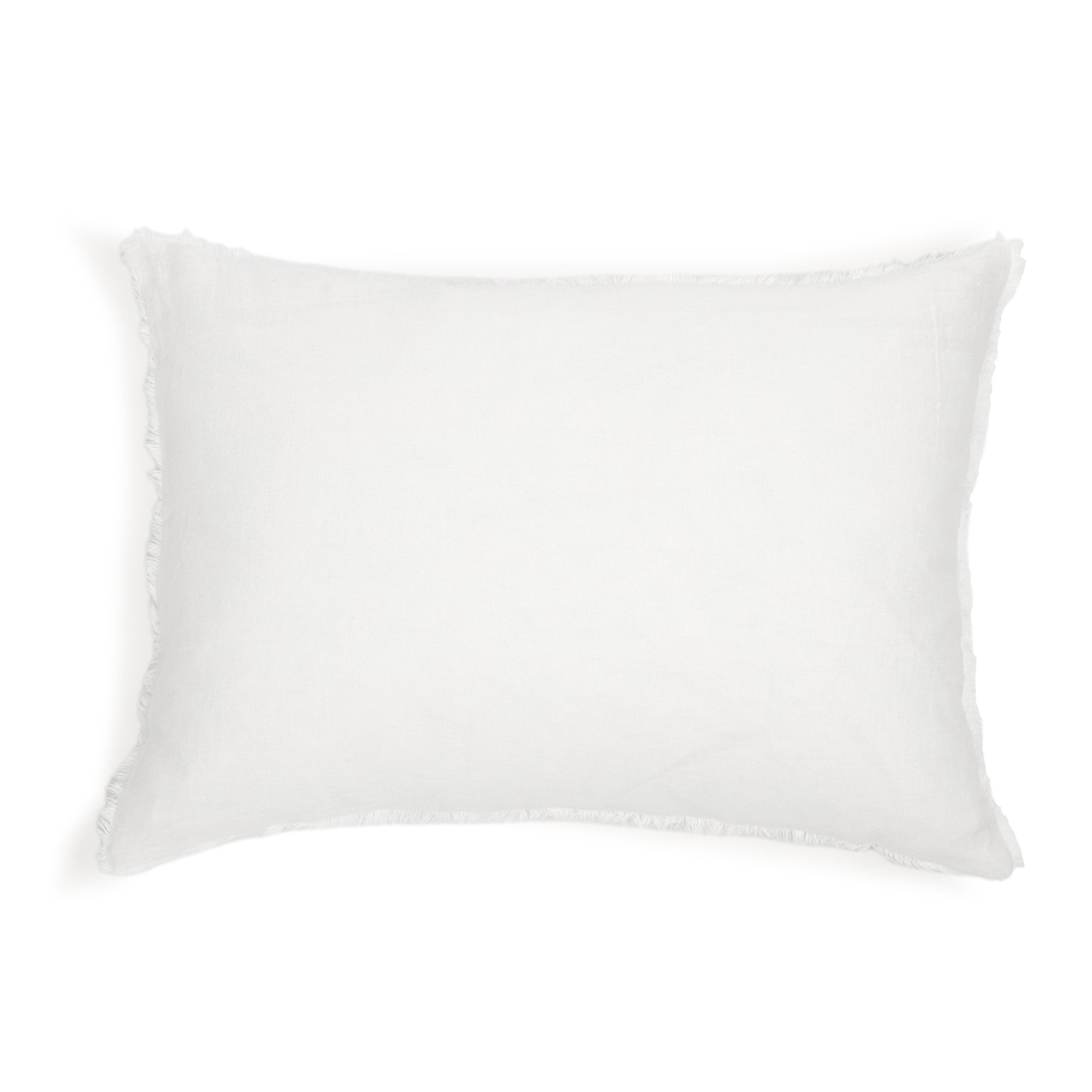 Hunter 100% Linen Sham Set, White, Standard