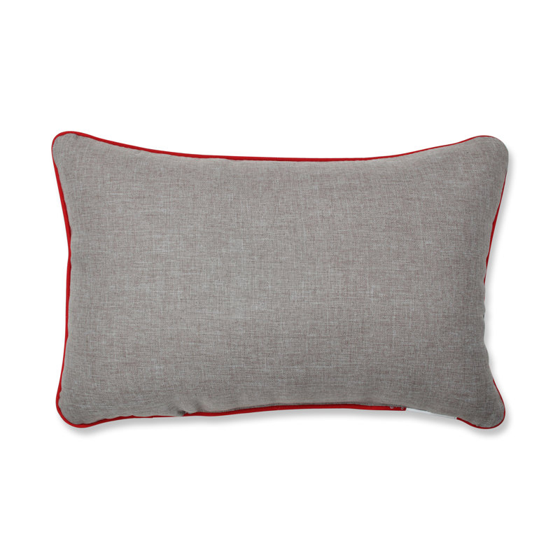  Housse de coussin rectangulaire et insert, Noir