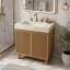 Meuble-lavabo avec lavabo en céramique et comptoir en pierre frittée veinée, sur pied-964036553-964036551-964036552