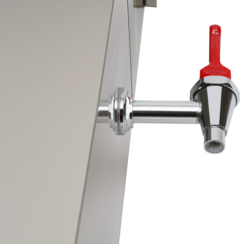 OUKANING Distributeur d'eau électrique en acier inoxydable pour le comptoir sans bouteille 2.11Gal, Argent
