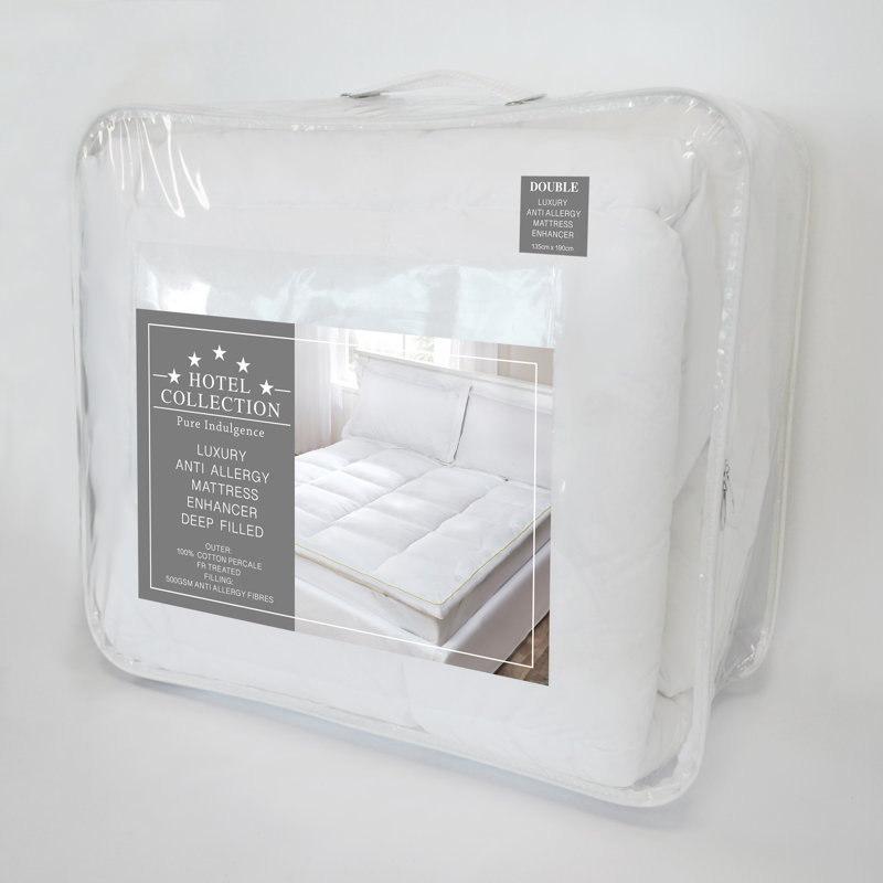 Hotel Cascade Home 5cm Polyester Mattress Topper, Kingsize (5')