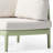 Patio Deep Seating Corner Chair With Cushions