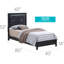 Chic Transitional Twin Bed