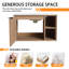 Ensemble de meuble-lavabo simple 30,02 po avec plateau en céramique Alfano