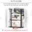 Metal Adjustable Free Standing Pet Gate With Door