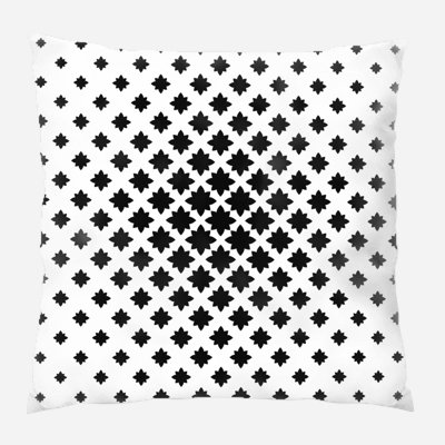 Coussin décoratif monochrome