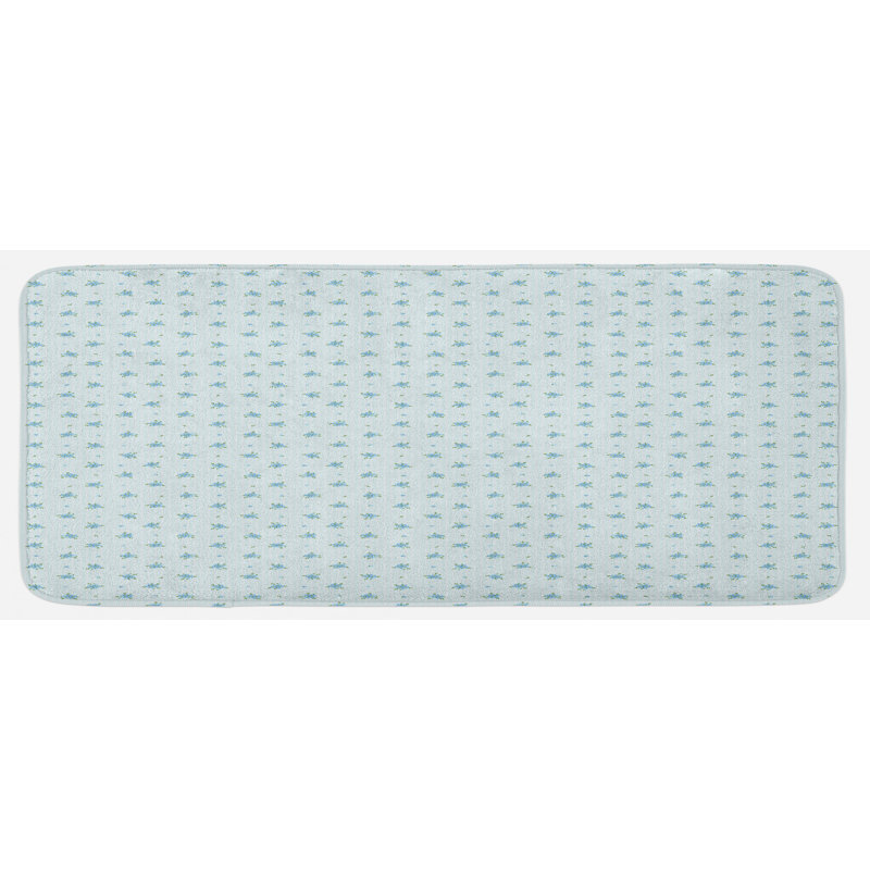 Tapis de cuisine pastel