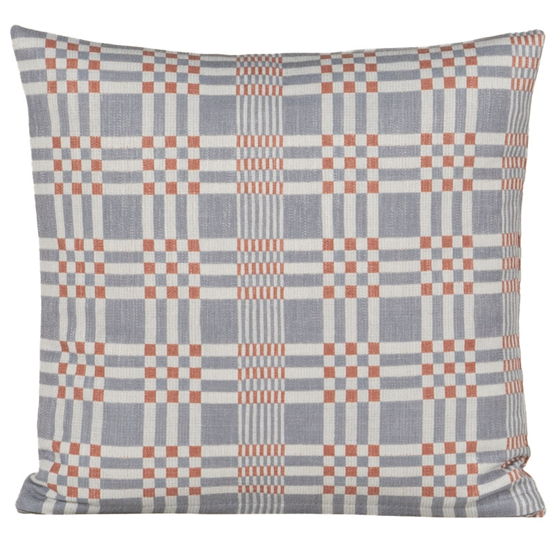 Modular Print Accent Pillow, Polyester, Blue, Square 20"