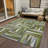 Azura Green Washable Indoor-Outdoor Rug - -1665181810