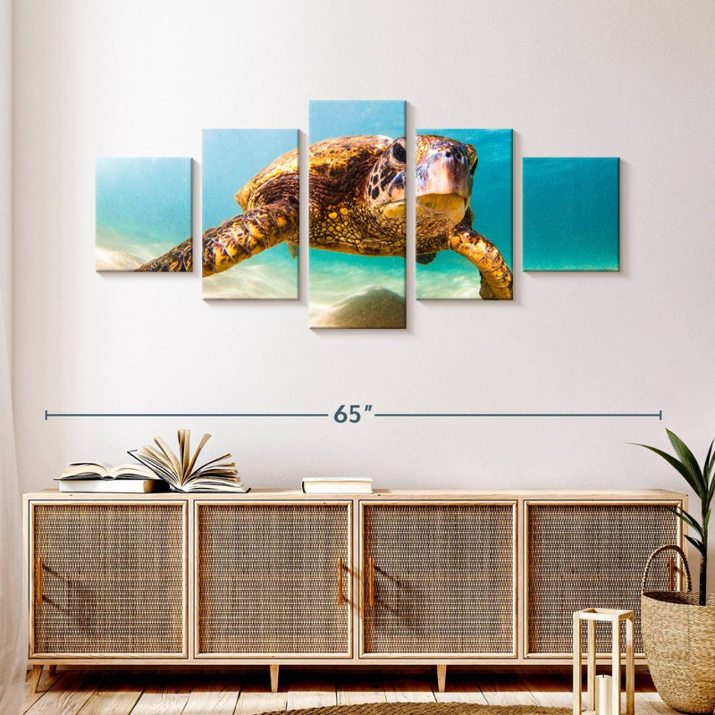 Hawaiian Turtle, 24" H x 55" W