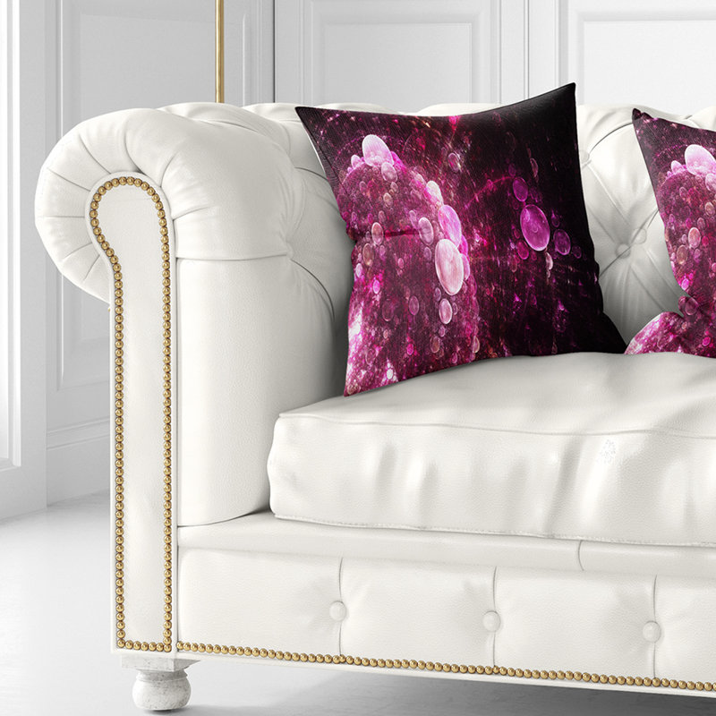 Housse et insert de coussin Floral World Bubbles, 16 po x 1 po, Coussin décoratif