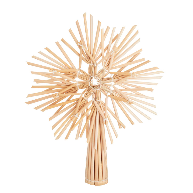 Solid Colour Glass Tree Topper