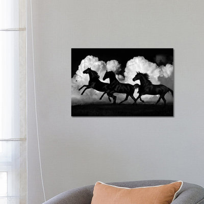 Wild Horses by Samantha Carter - Wrapped Canvas Print