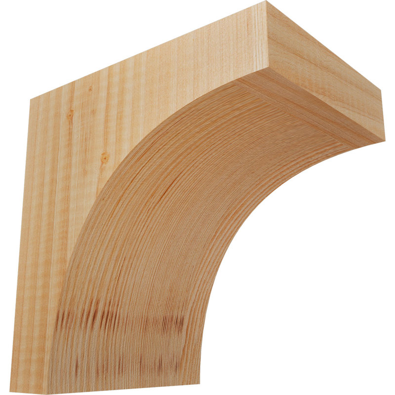 Sapin Douglas Douglas Corbeau lisse l 5 5 po x P 8 po x H 8 po, H 8 po x l 5,5 po x P 8 po, Sapin de Douglas, Lisse