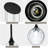 5-Light Cluster Pendant Lamp With Hammered Glass-1014804241