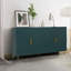 Panneau latéral en bois avec armoire de rangement et tablettes réglables, console média pour le salon et la chambre à coucher