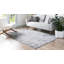 Tapis contemporain Clidy de couleur argent-165402010